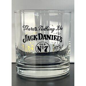 Jack Daniels Old No 7 There's Nothing Like Whiskey Glass Vintage